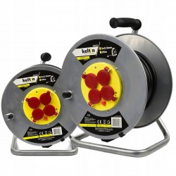 PRZEDŁUŻACZ ELEKTRYCZNY BĘBNOWY METALOWY 3X2,5MM 25M GEKO K00232