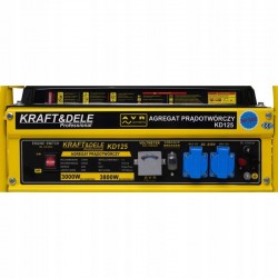 AGREGAT PRĄDOTWÓRCZY GENERATOR PRZENOŚNY 1 FAZA Kraft 3800W 12/230V benzyna