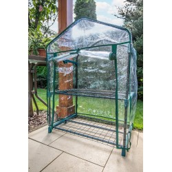 NEO TUNEL FOLIOWY FOLIA SZKLARNIA OGRODOWA BALKONOWA 69x49x95cm METALOWA