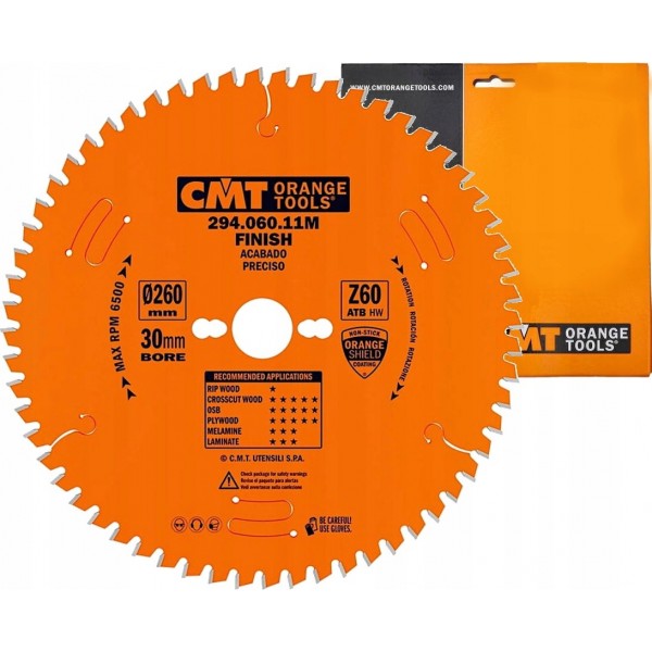 CMT TARCZA PIŁA DREWNA CIĘCIE POPRZECZNE WZDŁUŻNE 260x30mm 60Z 294.060.11M CMT TARCZA PIŁA DREWNA CIĘCIE POPRZECZNE WZDŁUŻNE 260x30mm 60Z 294.060.11M