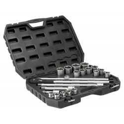 YATO KLUCZE NASADOWE ZESTAW NARZĘDZIOWY 3/4" 21 ELEMENTÓW NASADKI YT-13351