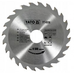 YATO TARCZA WIDIOWA DO DREWNA TWORZYW SZTUCZNYCH 160X24TX30 MM YT-6056