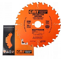 CMT PIŁA TARCZOWA TARCZA DO CIĘCIA WZDŁUŻNEGO DREWNA 200X30MM 290.200.24M