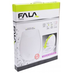 FALA DESKA DO WC WOLNOOPADAJĄCA SEDESOWA TWARDA WYPINANE ZAWIASY FALA 75470