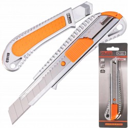 RICHMANN UNIWERSALNY NOŻYK DO TAPET METALOWY 18MM 155mm ANTYPOŚLIZGOWY 9119