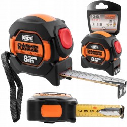 RICHMANN MIARA ZWIJANA 8M/25MM AUTOSTOP DWUSTRONNA PODZIAŁKA KLASA I C1028