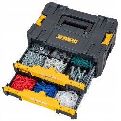 DeWALT TSTAK SKRZYNIA IV Z 2 SZUFLADAMI 18x31x44 cm 8L DWST1-70706 PRO