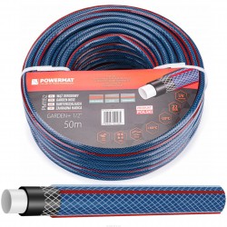 WĄŻ OGRODOWY DO WODY 4-WARSTWOWY PODLEWANIA 22BAR 1/2'' 50M PRODUKT POLSKI