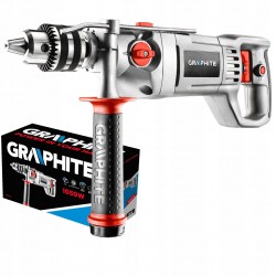 GRAPHITE WIERTARKA UDAROWA 1050W UCHWYT KLUCZ 16 MM 2BIEGI REGULACJA 58G712
