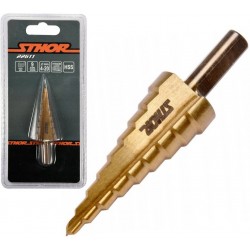 STHOR WIERTŁO STOPNIOWE CHOINKOWE 9-STOPNIOWE HSS DO METALU 4-20MM 22611