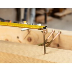 NEO MIARA ZWIJANA STALOWA 7,5m x25mm AUTO BLOKADA DWA PRZYCISKI STOP 67-224