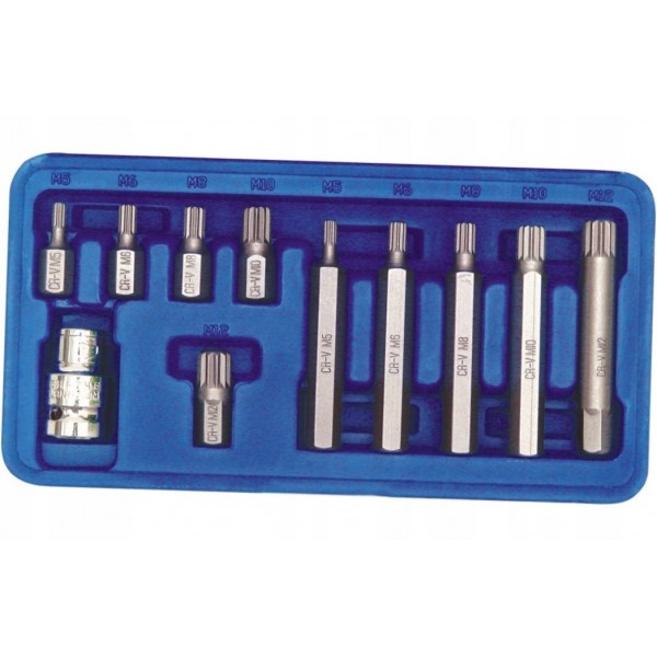 KLUCZE SPECJALNESPLINE M5-M12 kpl. 11szt. VOREL