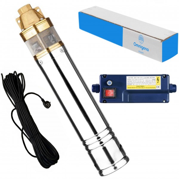 OMNIGENA POMPA GŁĘBINOWA SKM 150 4" 1100W 230V +PUSZKA 15M KABLA OMNIGENA POMPA GŁĘBINOWA SKM 150 4" 1100W 230V +PUSZKA 15M KABLA