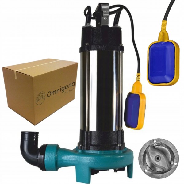 OMNIGENA WQ 8-10-1,1 POMPA ZATAPIALNA ROZDRABNIACZ 1100W PŁYWAK +8m KABEL OMNIGENA WQ 8-10-1,1 POMPA ZATAPIALNA ROZDRABNIACZ 1100W PŁYWAK +8m KABEL