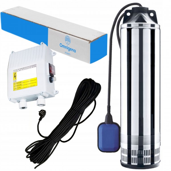 OMNIGENA POMPA GŁĘBINOWA OMNITECH 2200 6" 2200W 230V +PUSZKA 10m KABEL OMNIGENA POMPA GŁĘBINOWA OMNITECH 2200 6" 2200W 230V +PUSZKA 10m KABEL
