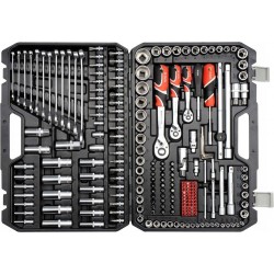 YATO KOMPLET KLUCZY ZESTAW NARZĘDZIOWY XXL 216 ELEMENTÓW KLUCZE YT-3884 1