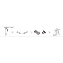 BATERIA ZLEWOZMYWAKOWA ELASTYCZNA WYLEWKA FLEXIBLE