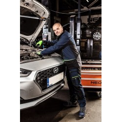 SPODNIE ROBOCZE MOTOSYNTEZA BAWEŁNA RIP STOP R. M