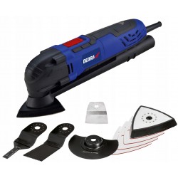 DEDRA NARZĘDZIE WIELOFUNKCYJNE DO DREWNA METALU 250W 5 KOŃCÓWEK DED7945