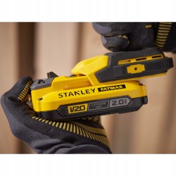 STANLEY SFMCD750D2K WKRĘTARKA KĄTOWA V20 18V 2x2Ah