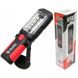 YATO LAMPA LATARKA WARSZTATOWA 2w1 LED 3 X AA 3 TRYBY ŚWIECENIA YT-08513