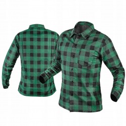 NEO KOSZULA FLANELOWA ROBOCZA zielona 81-546-3XL