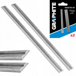 58GE135-30 ZESTAW NOŻY DO STRUG 58GE135 GRAPHITE