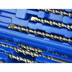 GEKO WIERTŁA DO BETONU SDS PLUS 5-20mm ZESTAW WIERTEŁ 20 SZTUK G40037