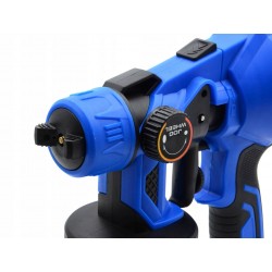 AGREGAT 400W ELEKTRYCZNY PISTOLET NATRYSKOWY MALARSKI 1,8 I 2,5MM + NASADKI