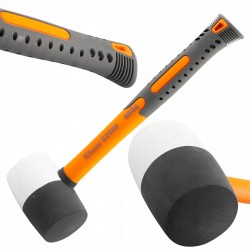 RICHMANN MŁOTEK GUMOWY 115 TRZONEK FIBERGLASS BIAŁO-CZARNY C2612
