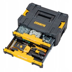 DeWALT TSTAK SKRZYNIA IV Z 2 SZUFLADAMI 18x31x44 cm 8L DWST1-70706 PRO