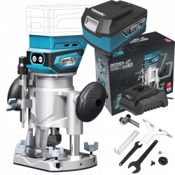DEDRA FREZARKA GÓRNOWRZECIONOWA BEZSZCZOTKOWA 18V 28000RPM UCHWYT 6-8mm 5Ah