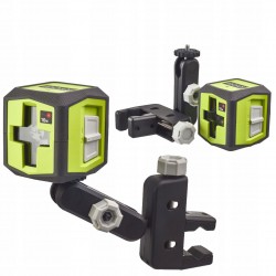 RYOBI LASER KRZYŻOWY RBCLLR1 CZERWONA WIĄZKA 10M POZIOMICA LASEROWA 3MM