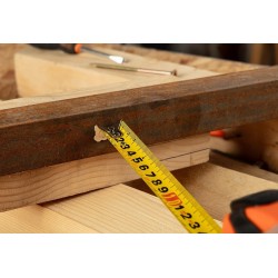 NEO MIARA ZWIJANA STALOWA 3m X16mm AUTO BLOKADA PRZYCISK STOP MAGNES 67-231