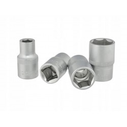GEKO ZESTAW KOMPLET 4 ELEMENTY NASADEK 1/2" NASADKI 10-13-17-19MM G10163