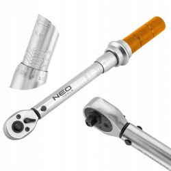 NEO KLUCZ DYNAMOMETRYCZNY 1/4'' 5-25Nm 08-822 Z BLOKADĄ CERTYFIKAT WALIZKA