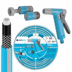 CELLFAST WĄŻ OGRODOWY 20M IDEAL 1/2'' +ZRASZACZ PISTOLET HYDRON POLSKI