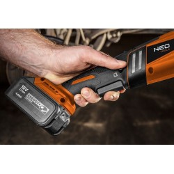 NEO POLERKA SZLIFIERKA AKUMULATOROWA LI-ION M14 BEZSZCZOTKOWA 18V 150mm