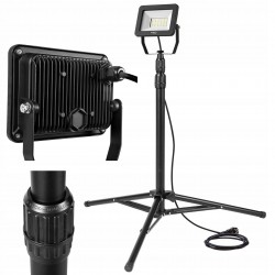 NEO REFLEKTOR LAMPA HALONEN 50W LED 4500LM +STATYW