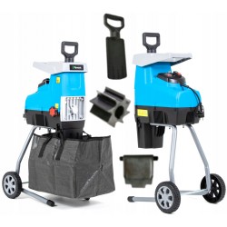 RĘBAK MOCNY ROZDRABNIACZ GAŁĘZI FREZOWY 2800W 44mm + WOREK