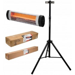 YATO KWARCOWY PROMIENNIK PODCZERWIENI TARASOWY 2000W + STATYW YT-99530