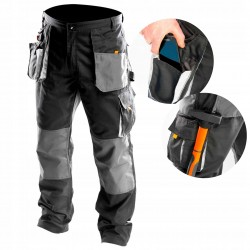 NEO SPODNIE ROBOCZE HD DO PASA WZMACNIANIE OXFORD 81-220 XXL/58