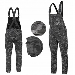 NEO SPODNIE OGRODNICZKI ROBOCZE DO PASA CAMO URBAN SURVIVAL 81-252 XS/46
