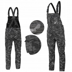 NEO SPODNIE OGRODNICZKI ROBOCZE DO PASA CAMO URBAN SURVIVAL 81-252 M/50