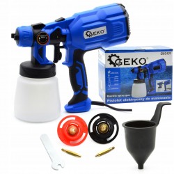 AGREGAT 400W ELEKTRYCZNY PISTOLET NATRYSKOWY MALARSKI 1,8 I 2,5MM + NASADKI