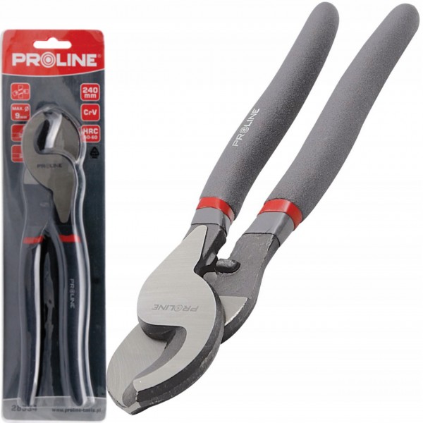PROLINE NOŻYCE DO CIĘCIA KABLI RUR PRZEWODÓW AL.CU. 240MM MAX 9mm 28334 PROLINE NOŻYCE DO CIĘCIA KABLI RUR PRZEWODÓW AL.CU. 240MM MAX 9mm 28334