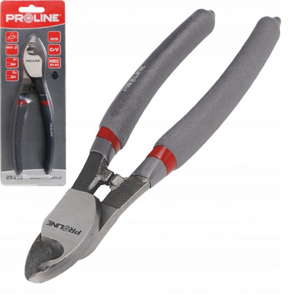 PROLINE SZCZYPCE DO CIĘCIA PRZEWODÓW KABLI PRĘTÓW AL CU 210MM MAX 7MM 28321