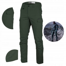LAHTI PRO SPODNIE ROBOCZE BOJÓWKI ZIELONE SLIM FIT L40534 Rozmiar XXL