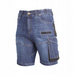 LAHTI PRO SPODENKI ROBOCZE KRÓTKIE jeansowe SLIM FIT Kat I L40707 Rozmiar S