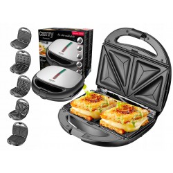 CAMRY OPIEKACZ WIELOFUNKCYJNY MOCNY 1200W TOSTER GRILL GOFROWNICA CR 3042